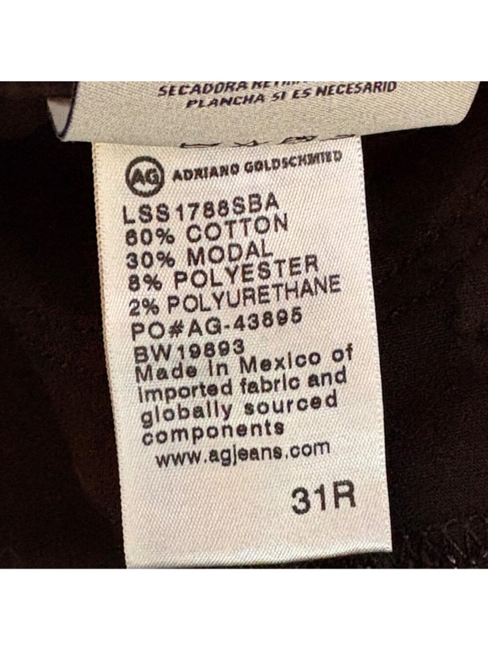 The Abbey Ankle Mid-Rise Super Skinny Black Jeans Anthropologie Size 31R Stretch - Picture 9 of 10